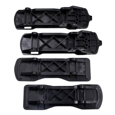 Warner Foot/Floor Plate Kit, Bagged, for Strap-N-Stride Aluminum, PR 10773